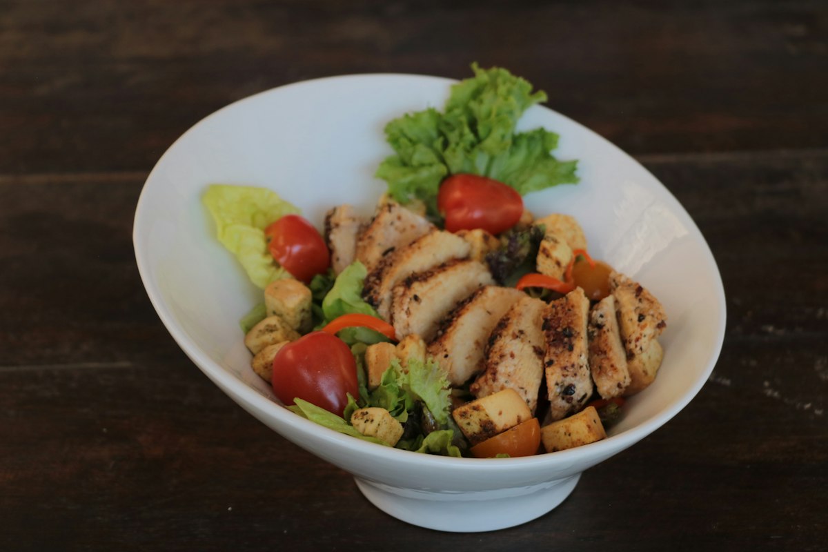 Pasta gandum dengan sayuran